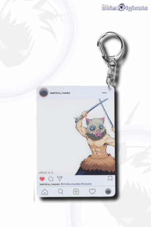 Hashibira Inosuke Acrylic See Through Keychain Demon Slayer