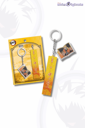 Zenitsu Agatsuma with Dialogue Keychain Demon Slayer