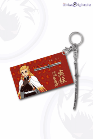 Kyojuro Rengoku Flame Hashira Nichirin Sword Keychain Demon Slayer