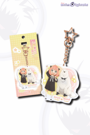 SPY×FAMILY Anya & Bond Forger Acrylic Ring Keychain