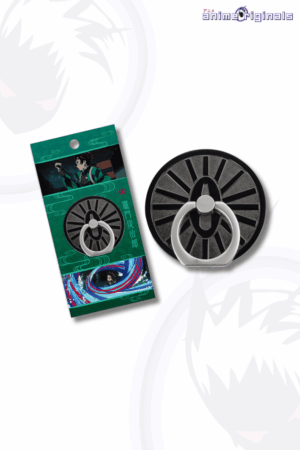 Demon Slayer Tanjiro Kamado Nichirin Hilt Guard Finger Grip Cell Phone, Ring Stand & Holder