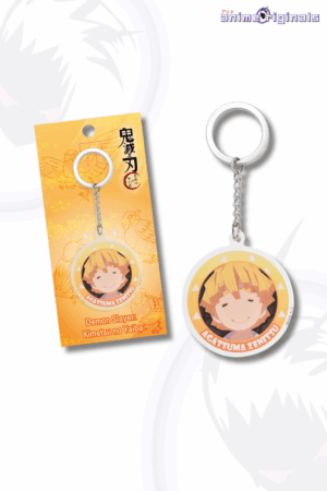 Demon Slayer Zenitsu Agatsuma Round Keychain