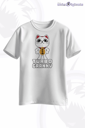 DanDaDan Turbo Granny Maneki-Neko Unisex White T-Shirt