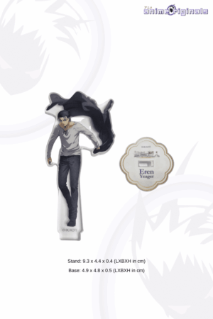 Attack on Titan Eren Yeager Anime Figurine w Base Dim