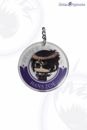 Attack on Titan Hans Zoe Chibi Keychain Zoom
