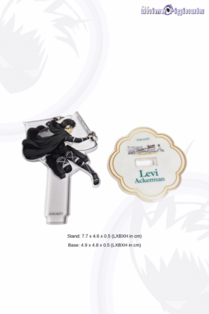 Attack on Titan Levi Ackerman Anime Figurine w Base Dim